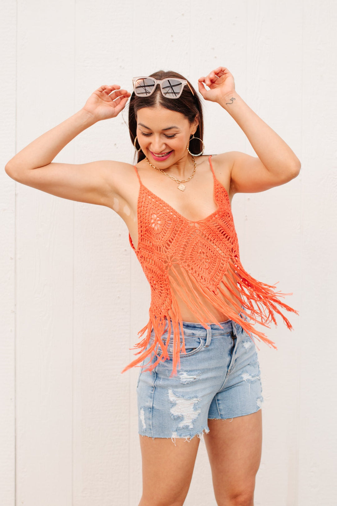 Festival Fringe Tank in Orange